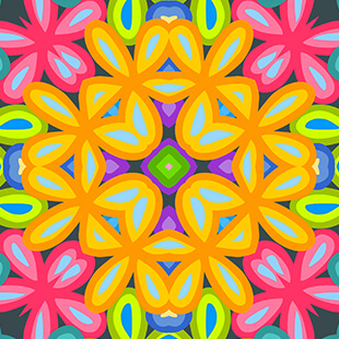 linsey adley rainbow kaleidoscope image
