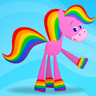my pet rainbow horse
