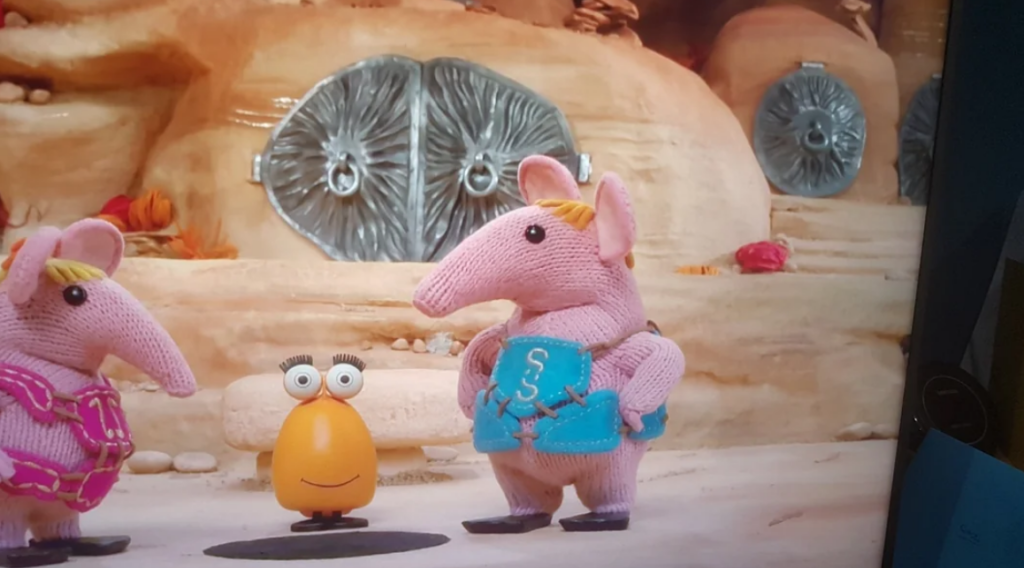 Screengrab from Clangers animated TV show, Reddit