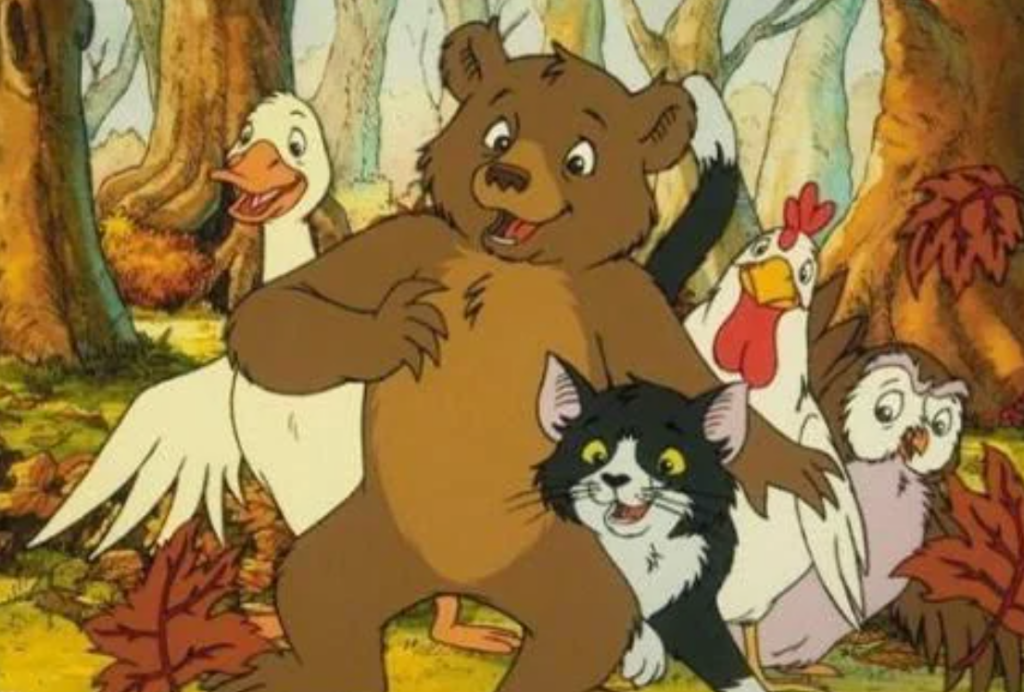 Screengrab from animated show Little Bear, Reddit
