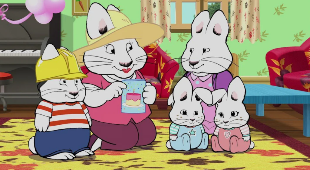 Screengrab from the Max & Ruby show for toddlers, Reddit
